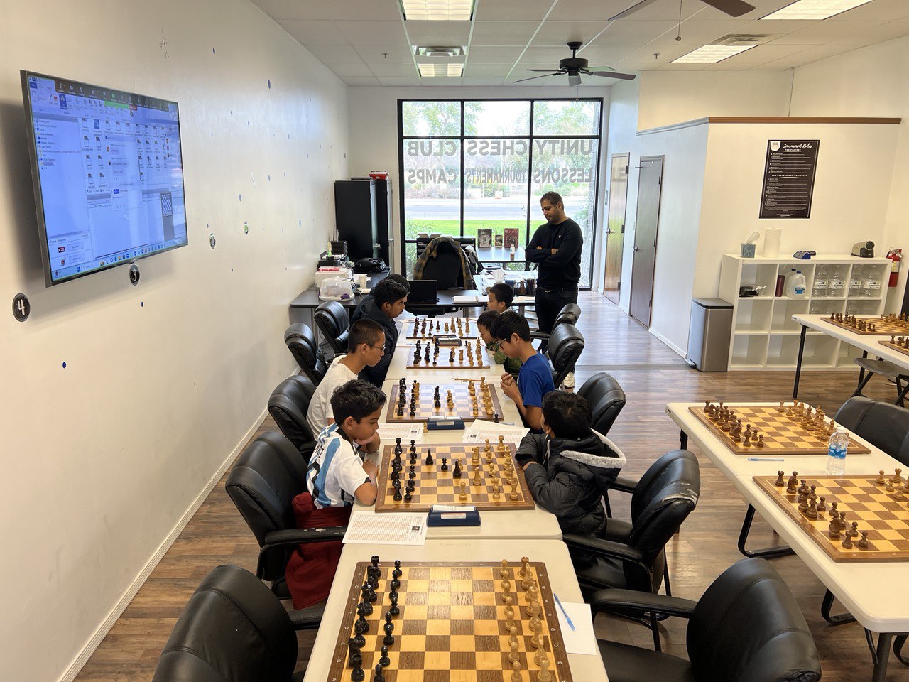 Unity Chess Camp Winter Break Camp<br />
     January 1-5, 2024 Day 1, Morning Session<br />
          Training Game