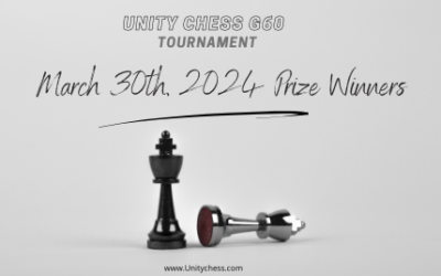 Unity Sunday Weekly G/60 March 30th, 2024 Winners